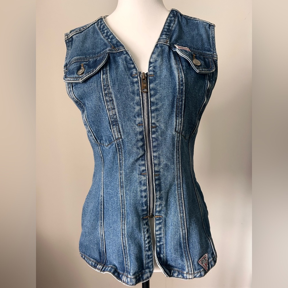 Vintage GUESS Denim Vest